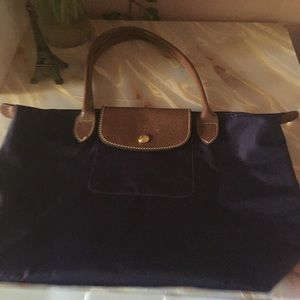 LONG CHAMP DARK PURPLE SMALL BAG